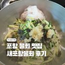 신선가 | 포항 새포항물회 솔직 후기 — 신선한 해산물과 시원한 맛의 조화
