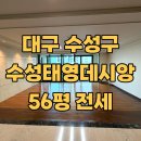 태영데시앙공인중개사사무소 | 대구 수성구 전세 - 수성태영데시앙 대형평수 56평 방5/욕실2
