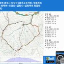 경북 문경시 도장산 (용추교주차장~쌍용폭포~쌍폭포~도장산~심원사~심원폭포 원점회귀) gpx [참고용] 이미지