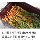 쪽파김치 맛있게 담그는법 간단 황금레시피 이미지