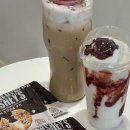 더리터서동 | 더리터 서동시장점에서 딸기요거스 , 1L 돌체라떼 맛있었던 후기