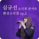심규선소극장콘서트::위로가 필요한 시대, 슬픔을 정화시키는 한편의 뮤지컬 같은 콘서트를 보다.