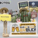 황군 | 달빛맥주 술집개업선물 황군작업실 오픈화분 제작후기