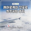 356 | 에어로케이 RF356 삿포로 청주 좌석 체크인 기내식 후기