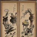 진순수선 | 민화 속 기명절지화(器皿折枝畵) 기명절지도