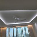 전주시 송천동 에코시티 이조LED조명 실링팬 무몰딩 라운드 우물천정 매입등 간접등 솔내동아 아파트 시공 이미지