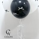 화이트 앤 블랙 | 광주 웨딩촬영소품 추천 | 블랙앤화이트 헬륨 다발풍선 후기 &amp; 데이지 꽃다발 세트 (전남 촬영소품)