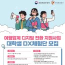 [서포터즈 대외활동] 2023년 여행업계 디지털 전환 지원 사업_대학생 DX체험단 모집 이미지