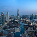 인천 송도의 야경 이미지