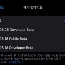 ios26 베타 업뎃 한다 vs 마라탕 이미지