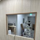 수원 피아노학원 소음차단용 공간분리 목재 가벽 설치