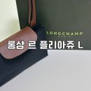 롱샴 르 플리아쥬 라지 구매 후기 기저귀 가방 키 160 착샷