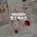 하남 미사 레터링 주문 제작 멜츠케이크 2단 생화 쌀케이크 후기