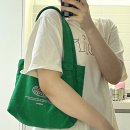 해피그린 | 에코백 추천! 워스워드 F.O.H 숄더 토트 캔버스 에코백 해피 그린 후기