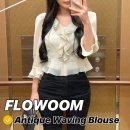 플로움 앤틱 웨이빙 블라우스 Antique Waving Blouse 실착 착용 후기