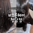 청담동 미용실 : 비오른헤어 청담점 | 건조하고 푸석한 극손상 염색모, 모발클리닉 솔직후기