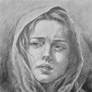 연필인물화 이미지