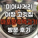 왕주먹고기 | 미아사거리 야장 고깃집 '마포왕주먹고기' 방문 후기