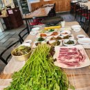 총각펜션 | 한재 총각미나리&amp;펜션 방문 후기, 자연 속에서 즐기는 청도한재미나리 맛집