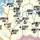 한강 소리분맥 비솔고개~소리산~500.4봉~행경매기산~출세봉~소리산~석산1리 이미지