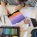 부드러운 감성 오일파스텔 이미지