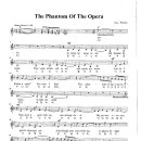 A.L.Weber / The phantom of the opera 악보 이미지