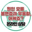 [온라인상담: 원인 모를 불면증과 우울함, 어쩌죠?] 한국아동청소년심리상담센터 이미지