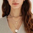 빅코인 | [후기] 아이유/로제 레이어드 목걸이, 저스트러버 마틸다 코인 실버 목걸이 3종 세트