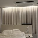 라인소프트 | 중앙역 풍경채어바니티2차 74B타입 l 까시아 리드밴드 전동레일, 소프트암막 &amp; 라인우드블라인드 시공후기