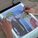 패드로 그리는 드로잉 이미지