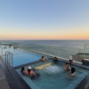 풍경스케치(야간) | [공지] 아침·노을·야경까지, 부산 L7 해운대 옥상 수영장 완벽 체험기