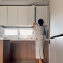 오렌지가든 | 화이트 &amp; 우드 주방 주방 매트 ㅣ 마루에 잘 어울리는 주방매트. 데코뷰 주방매트 오렌지가든 후기.