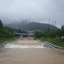 제7호 태풍 쁘라삐룬의 물 폭탄 홍수(洪水)와 김해 율하천의 계거(溪居) 풍경 이미지