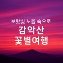 감악산 꽃별여행, 보랏빛 노을 속으로