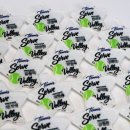 5T골프 | 동호회 단체 굿즈 추천 | 이름 새긴 별모양 아크릴 핀버튼 제작 후기 (5T 두께)