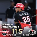 위닝스포츠 | KIA 타이거즈, KT에 11-5 역전승! 카스트로 선수·나성범 선수 활약으로 위닝 시리즈 달성