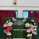 안성중학교 | 안성 남자중학교 졸업식 포토존 🌿 풍선 대신 자이언트플라워로 분위기 변신