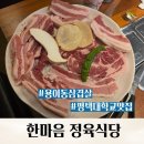 현촌초교 정문 앞 | [용이동 맛집] 한마음정육식당 숙성돼지고기 한마리 맛본 후기-용이동 고기맛집 인정