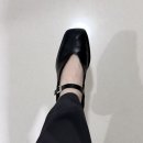 메리트랜드 | 아비스파 데이비 메리제인 스퀘어토 플랫슈즈 블랙 후기 스타일링 팁