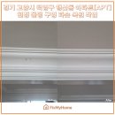 행신로 | 덕양구 행신동 아파트 천정 몰딩 구멍 파손 복원 및 도장 보수 깔끔하게 해결한 작업 후기