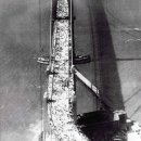 미국 샌프란시스코 Golden gate bridge 건설과정 이미지