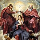목자들은 마리아와 요셉과 아기를 찾아냈다. 여드레 뒤 그 아기는 이름을 예수라고 하였다.( 1월 1일 천주의 성모 마리아 대축일) 이미지