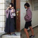 여자 바람막이 추천 KZM 케이지엠 카고스커트 윈드브레이커 스트릿룩 코디