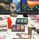 이야기가 있는 오일파스텔 이미지