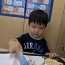 8월 4일 화요일 - 물그림책 위에 끼적여요 &amp; 파란천 위에서 바닷속 친구들과 놀아요 이미지
