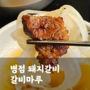 돼지갈비가 맛있어서 재방문하는 병점맛집 갈비마루(주차, 메뉴판)