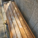 청북문화센터 | 낡은 야외나무벤치 수리업체