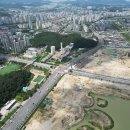 대전갑천친수구역과 도안생태호수공원 공중 촬영 영상(2023.07) 이미지
