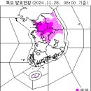 대설주의보 발령으로 인한 숲길 전면 통제 해제(11/28 10:00)/국립공원은 계속 통제 이미지