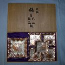 일본에서 구입한 純銅製 매화문양접시 6개 1세트 보관상자 미사용 희귀품 이미지